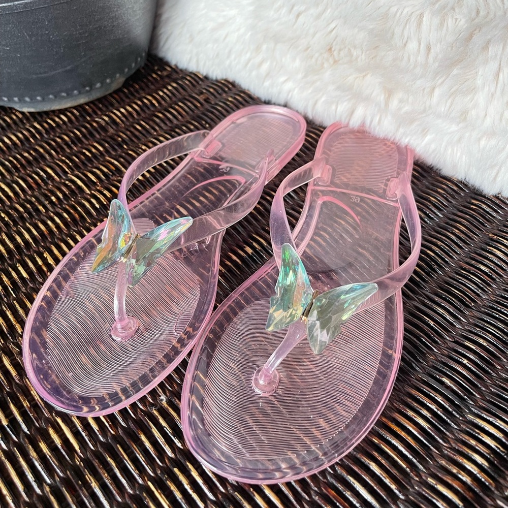 Butterfly Jelly Slippers 🦋💗